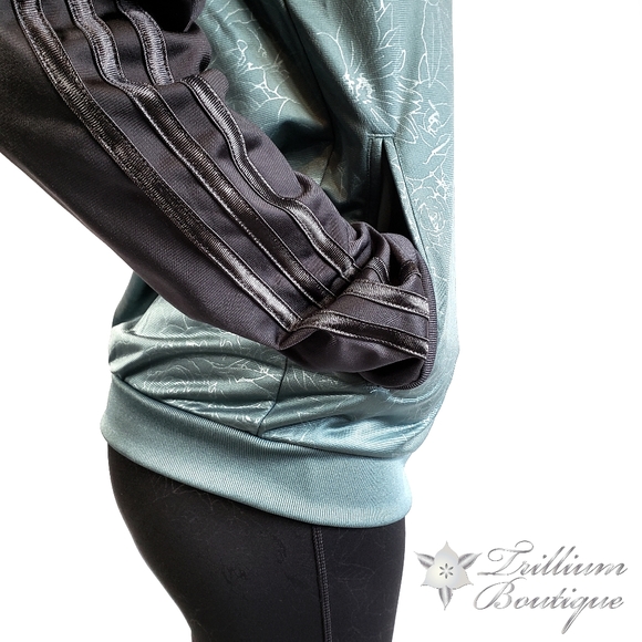 BUNDLE - Adidas Embossed Track Jacket & Adidas Embossed Tights NWT - Picture 5 of 14